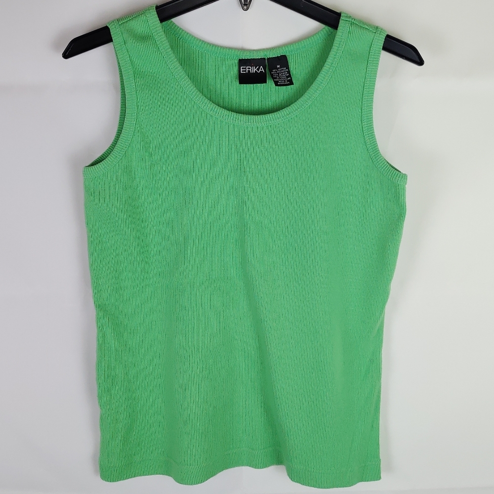 Erika Ribbed Tank Top Womens M Casual Loungewear Gorpcore Minimalist Bohemian